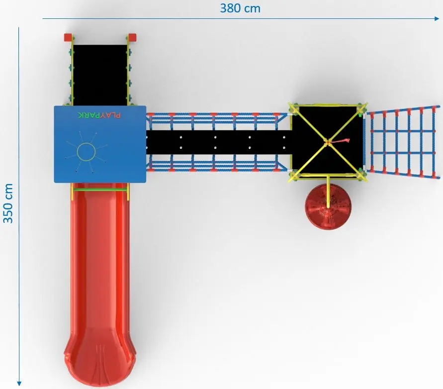 Complex de joaca PlayPark Indigo-144 (Multicolour)