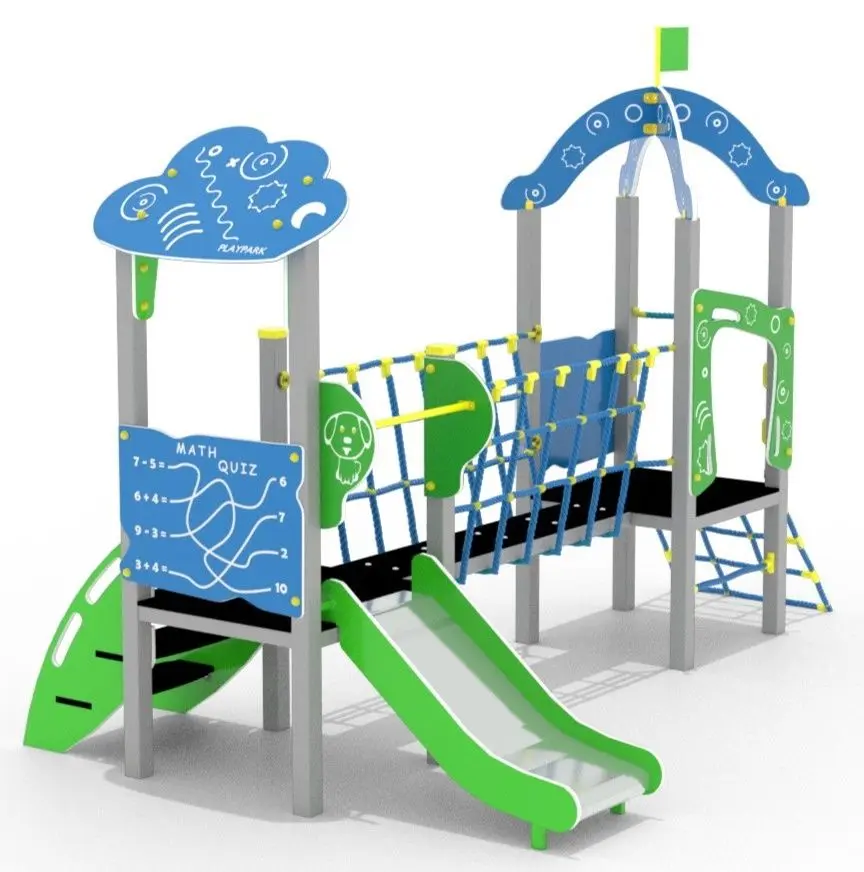 Complex de joaca PlayPark Bebelus-02 (Blue/Green)