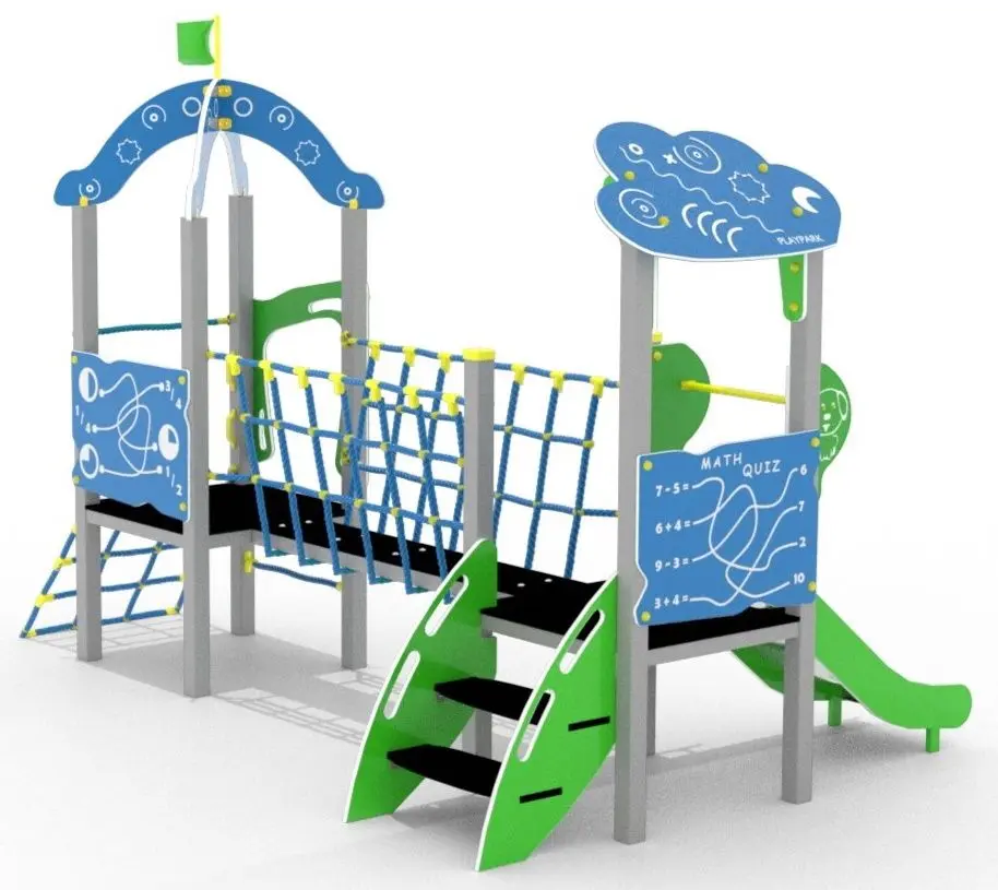 Complex de joaca PlayPark Bebelus-02 (Blue/Green)
