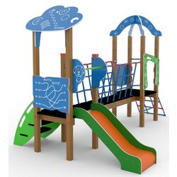 Complex de joaca PlayPark Bebelus-02 (Blue/Green)