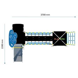 Complex de joaca PlayPark Bebelus-02 (Blue/Green) Thumb
