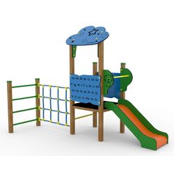 Complex de joaca PlayPark Bebelus-03 (Blue/Green)