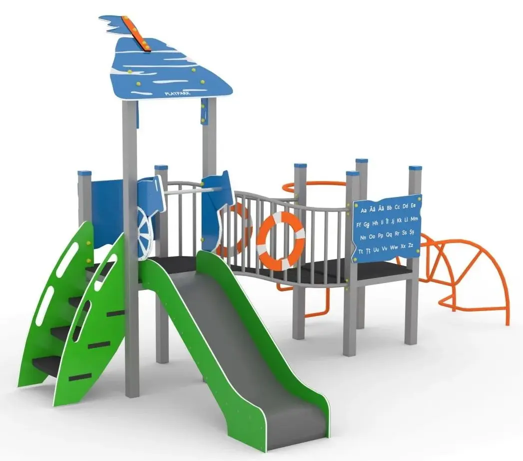 Complex de joaca PlayPark Bebelus-05 (Blue/Green)