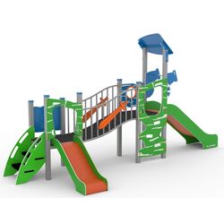 Игровой комплекс PlayPark Bebelus-06 (Blue/Green)