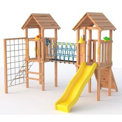 Complex de joaca PlayPark Bridge-2 (Natural)