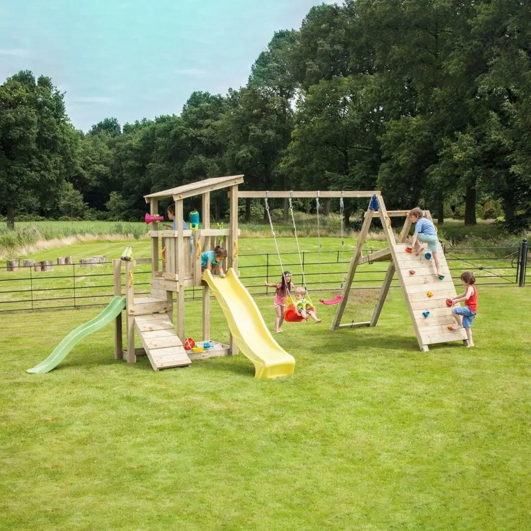 Complex de joaca PlayPark Cascade 3 (Natural)