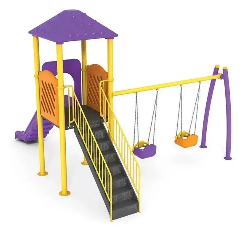 Игровой комплекс PlayPark Eco-04 (Purple/Yellow)