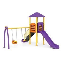 Complex de joaca PlayPark Eco-04 (Purple/Yellow)