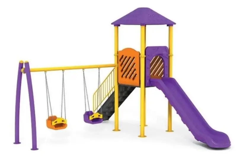 Игровой комплекс PlayPark Eco-04 (Purple/Yellow)