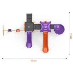 Complex de joaca PlayPark Eco-13 (Purple/Orange) Thumb