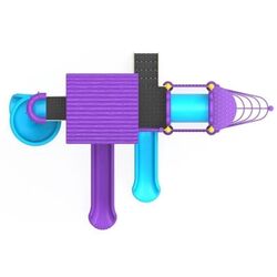 Игровой комплекс PlayPark Eco-16 (Purple/Blue) Thumb
