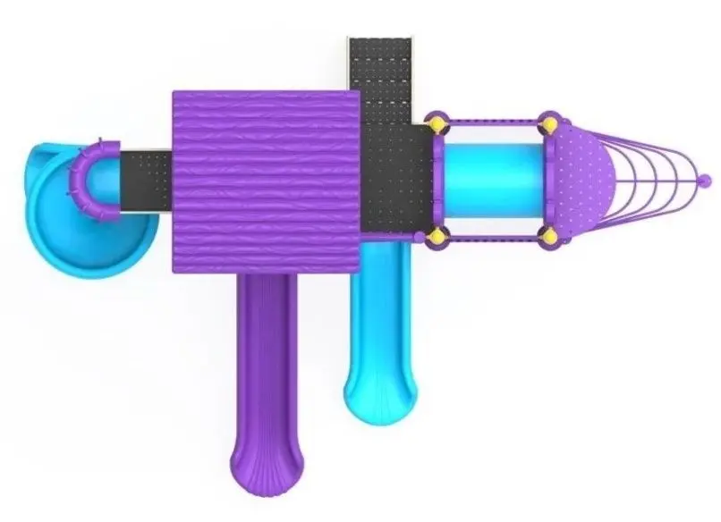Игровой комплекс PlayPark Eco-16 (Purple/Blue) - 3