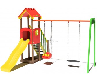 Complex de joaca PlayPark Fort-1200