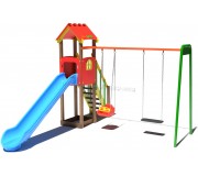 Complex de joaca PlayPark Fort-1500