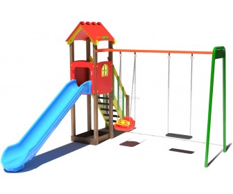 Complex de joaca PlayPark Fort-1500