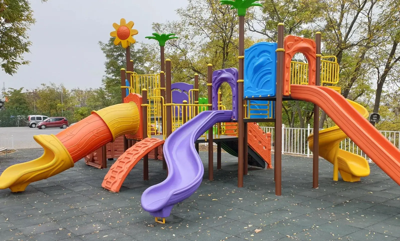 Complex de joaca PlayPark Turn-101 (Brown/Green)