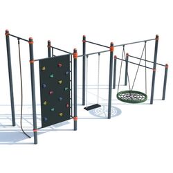 Complex de joaca PlayPark Workout Kids C-300 (Grey)
