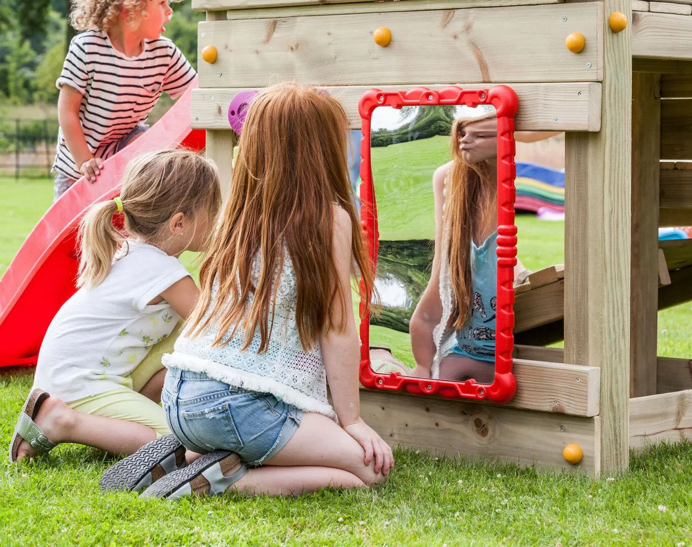 Кривое зеркало PlayPark Ha-Ha (Red)