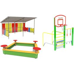 Complex sportiv PlayPark DS-03 (Green/Yellow) Thumb