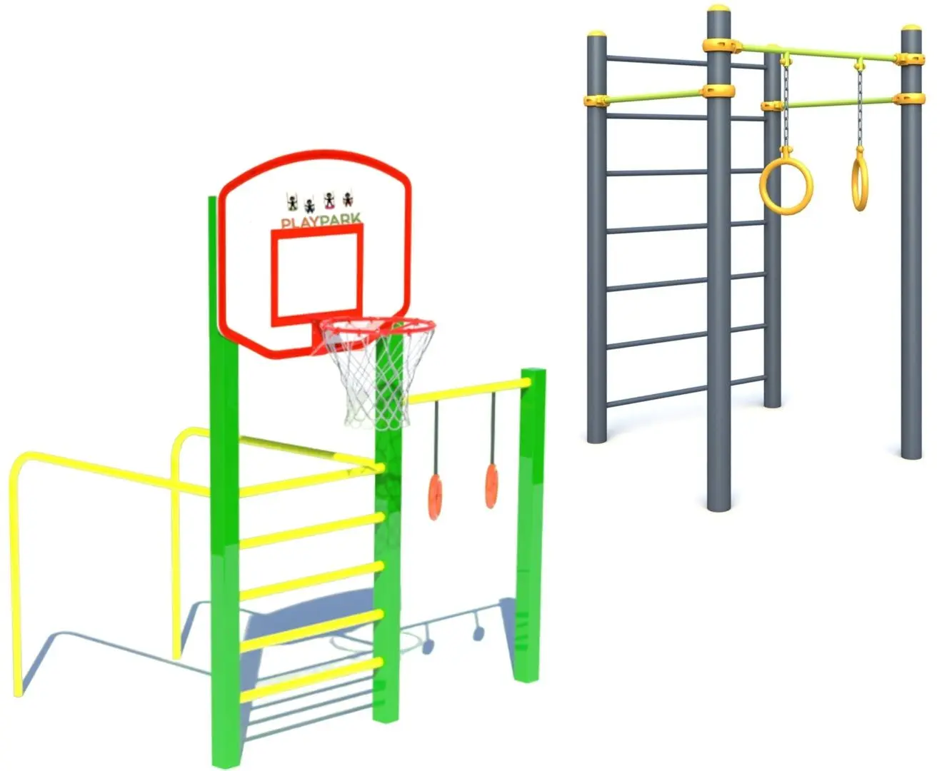 Complex sportiv PlayPark DS-03 (Green/Yellow)
