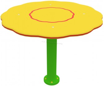 Masa pentru copii PlayPark Floare Mas-012 (Yellow/Green)