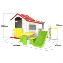 Complex de joaca 4in1 Ramiz ZOG.CHD-808 (White/Red) Thumb
