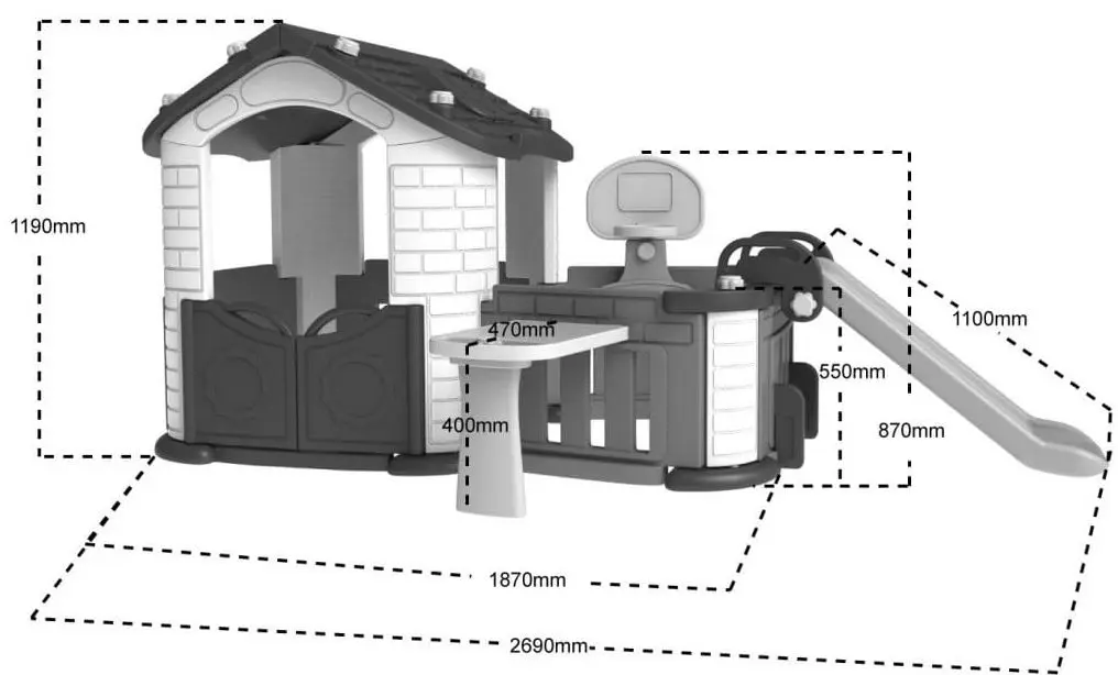 Игровой домик Ramiz ZOG.CHD-808 (Multicolor) - 4