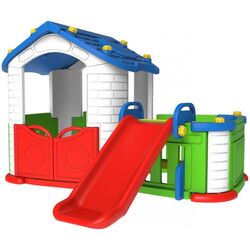 Casuta de joacă Ramiz Garden House (Blue/Red)