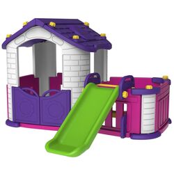 Casuta de joacă Ramiz Garden House (Purple/Green)