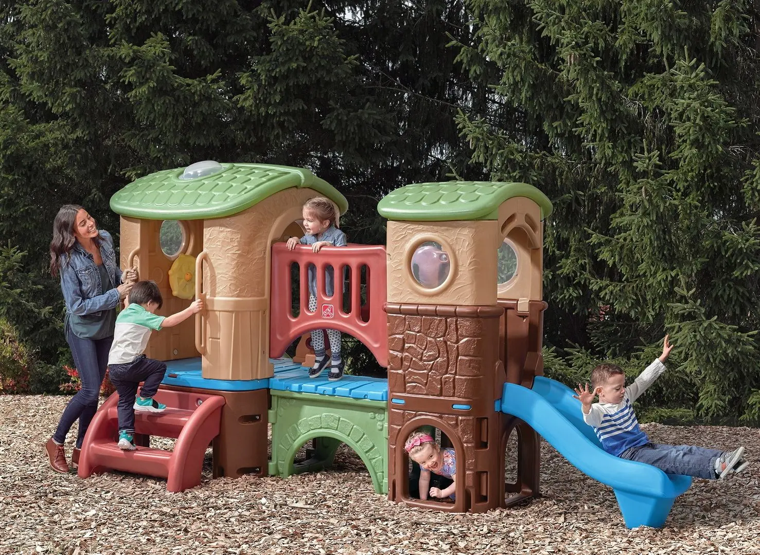 Complex de joaca Step2 Clubhouse Climber 801200 (Brown)