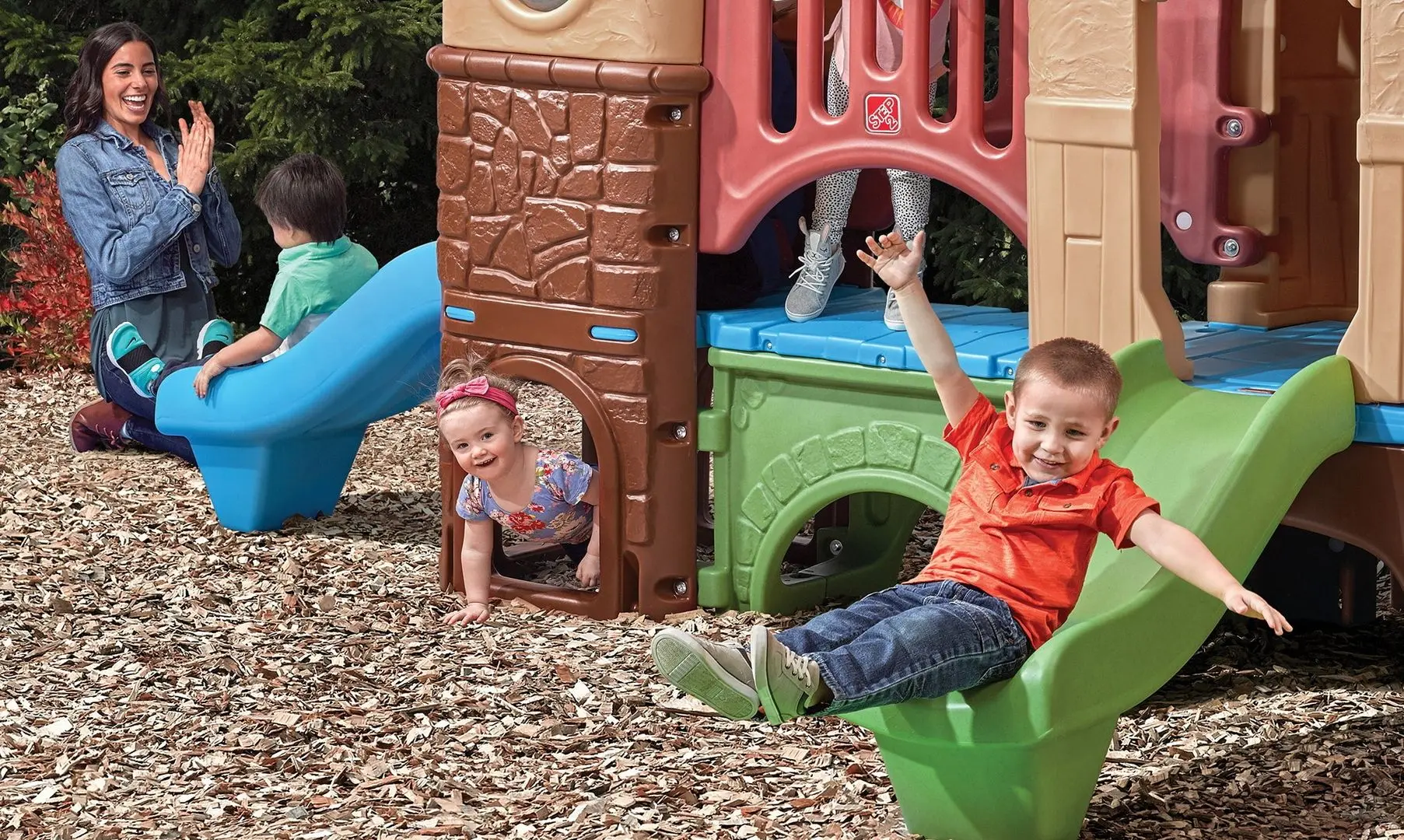 Complex de joaca Step2 Clubhouse Climber 801200 (Brown)