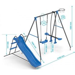 Complex de joaca Tymek Z001081 (Blue) Thumb