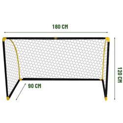 Poarta de fotbal pentru copii Umbro 268989 (Black/Yellow) Thumb