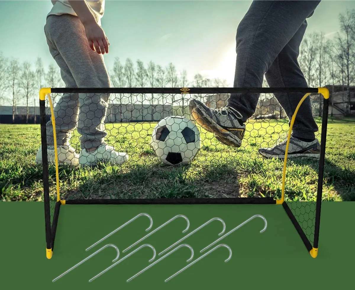 Poarta de fotbal pentru copii Umbro 268989 (Black/Yellow)