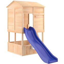 Complex de Joacă VidaXL 3145011 (Natural/Blue) Thumb