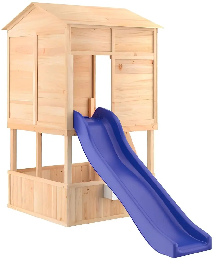 Complex de Joacă VidaXL 3145011 (Natural/Blue)