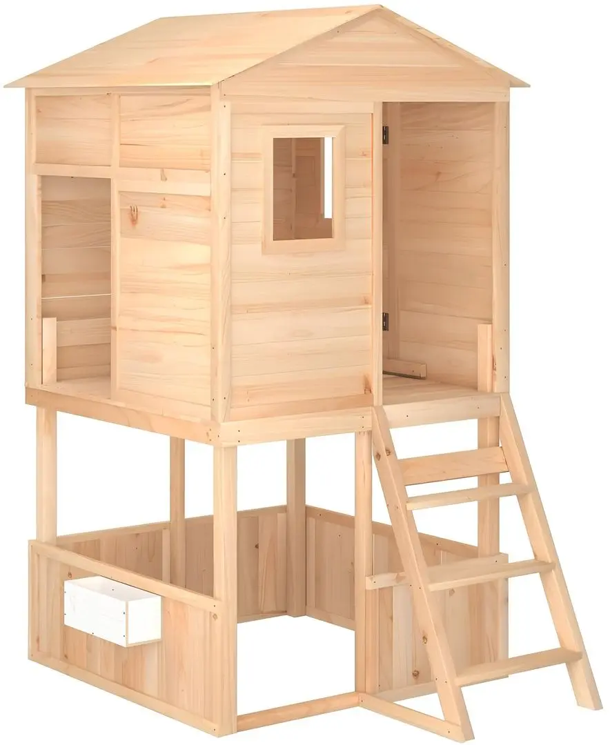 Complex de Joacă VidaXL 3145011 (Natural/Blue)