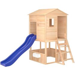 Complex de Joacă VidaXL 3145011 (Natural/Blue)