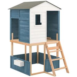 Игровой комплекс VidaXL 3145013 (Blue/White/Natural) Thumb