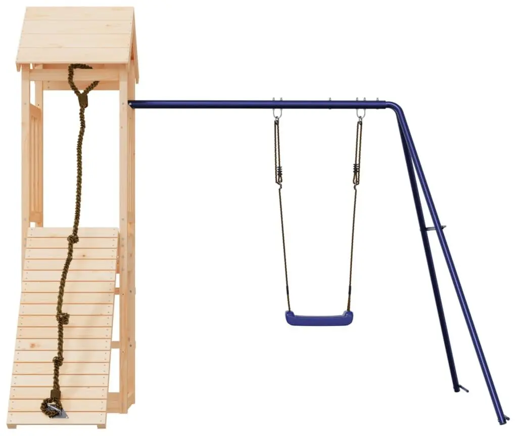 Complex de joaca VidaXL 3155813 (Natural/Blue) - 2