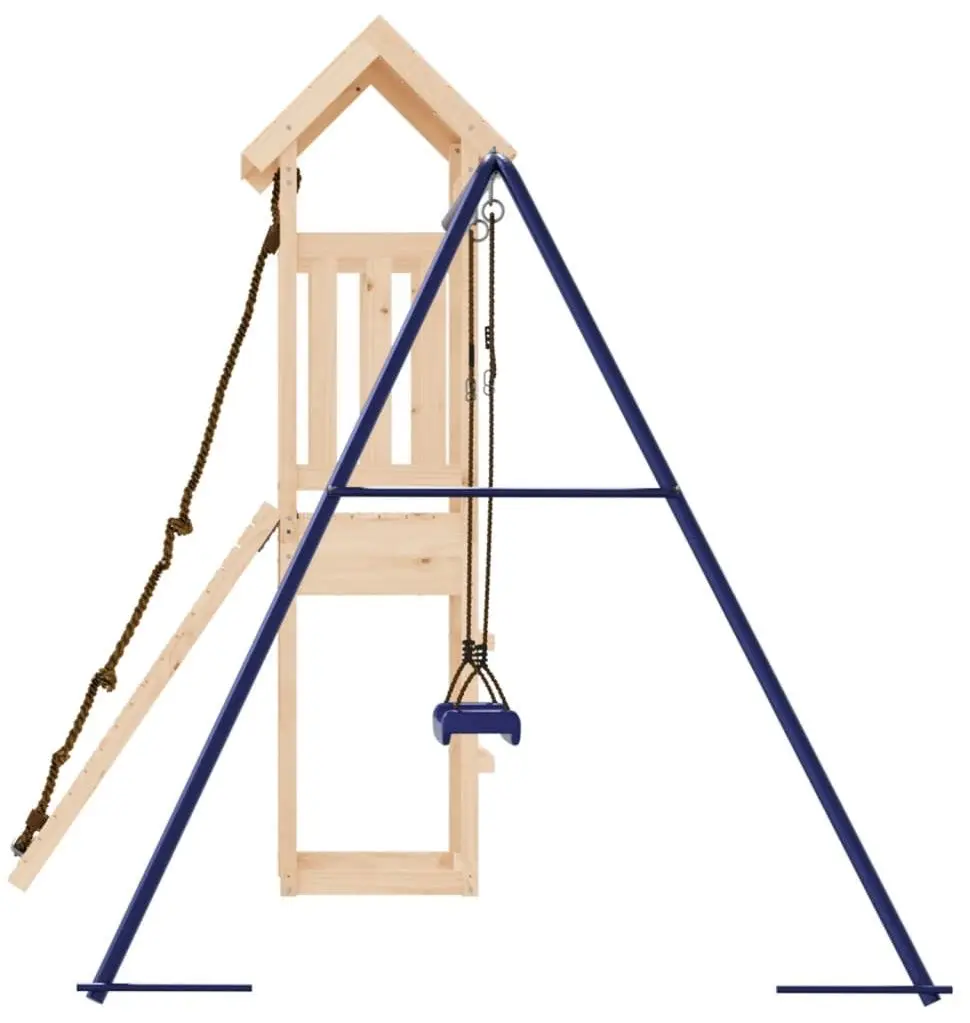Complex de joaca VidaXL 3155813 (Natural/Blue) - 4
