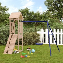 Complex de joaca VidaXL 3155813 (Natural/Blue) Thumb