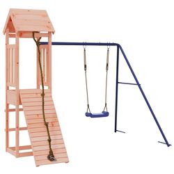 Complex de joaca VidaXL 3155814 (Blue/Natural)