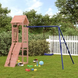 Complex de joaca VidaXL 3155814 (Blue/Natural) Thumb