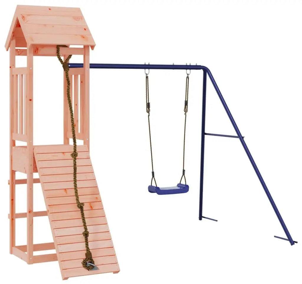 Complex de joaca VidaXL 3155814 (Blue/Natural)