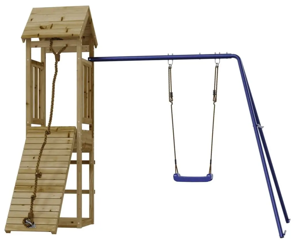 Complex de joaca VidaXL 3155815 (Natural/Blue) - 2