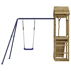 Complex de joaca VidaXL 3155815 (Natural/Blue) Thumb