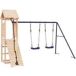 Complex de joacă VidaXL 3155816 (Wood/Blue)
