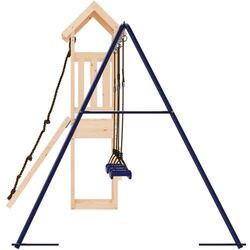 Complex de joacă VidaXL 3155816 (Wood/Blue) Thumb