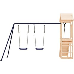 Complex de joacă VidaXL 3155816 (Wood/Blue) Thumb